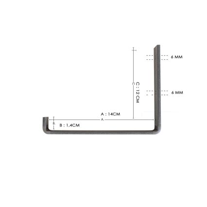WC-paperiteline 12x14 cm
