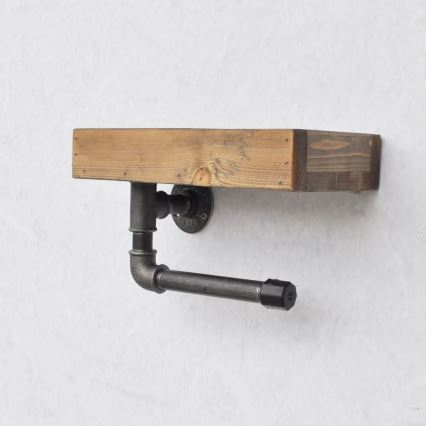 WC-paperiteline hyllyllä BORU 28x16 cm kuusi