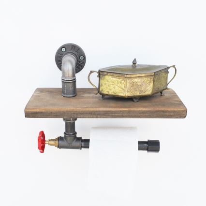 WC-paperiteline hyllyllä BORURAF 22x31 cm kuusi