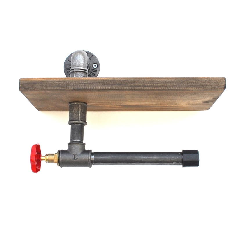 WC-paperiteline hyllyllä BORURAF 22x31 cm kuusi