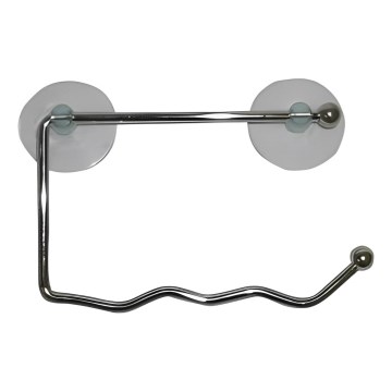 WC-paperiteline imukuppeilla 10x17 cm kiiltävä kromi