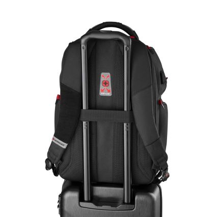 Wenger - Kannettavan tietokoneen reppu 29 l 17,3'' tablettitaskulla 12 Soitin One musta