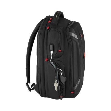 Wenger - Kannettavan tietokoneen reppu 29 l 17,3'' tablettitaskulla 12 Soitin One musta