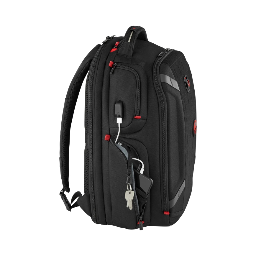 Wenger - Kannettavan tietokoneen reppu 29 l 17,3'' tablettitaskulla 12 Soitin One musta
