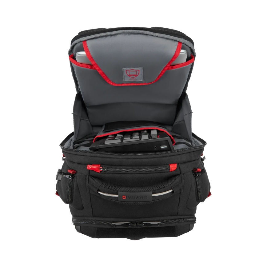 Wenger - Kannettavan tietokoneen reppu 29 l 17,3'' tablettitaskulla 12 Soitin One musta