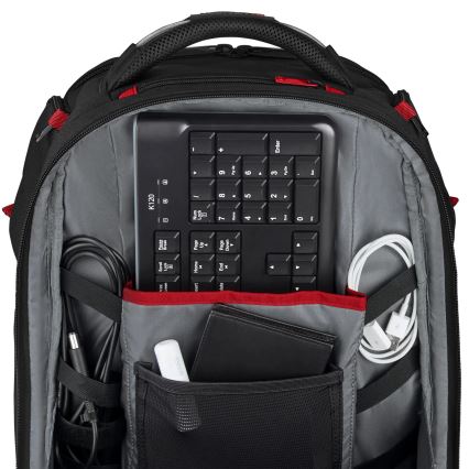 Wenger - Kannettavan tietokoneen reppu 29 l 17,3'' tablettitaskulla 12 Soitin One musta