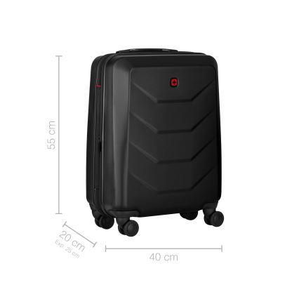 Wenger - Matkalaukku pyörillä 36 l Prymo musta