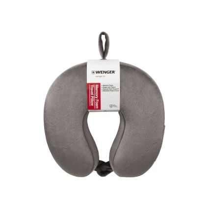 Wenger - Muistivaahtomuovi matkatyyny harmaa