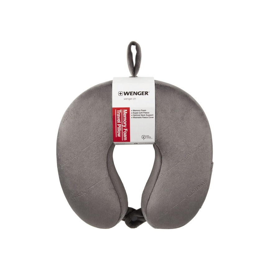 Wenger - Muistivaahtomuovi matkatyyny harmaa