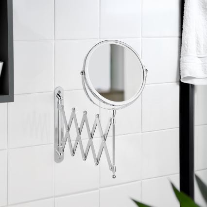 WENKO 15165100 - EXCLUSIVE meikkipeili 19x38,5 cm kiillotettu kromi