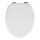 WENKO 154008100-WC WC-istuin VALENCIA 43x36 cm valkoinen/hopea