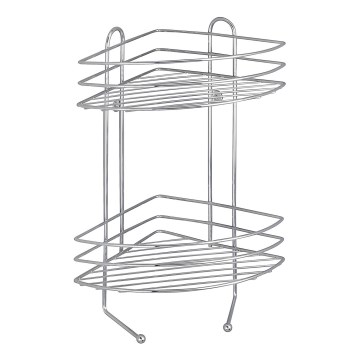 WENKO 15498100 - Kulmahylly EXCLUSIVE 23 x 30,5 cm, kiillotettu kromi