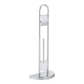 WENKO 16608100 - COSENZA WC-harja 33 x 84 cm, kiiltävä kromi/satiini