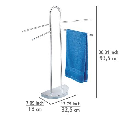 WENKO 16610100 - COSENZA pyyheteline 33 x 93,5 cm, kiiltävä kromi