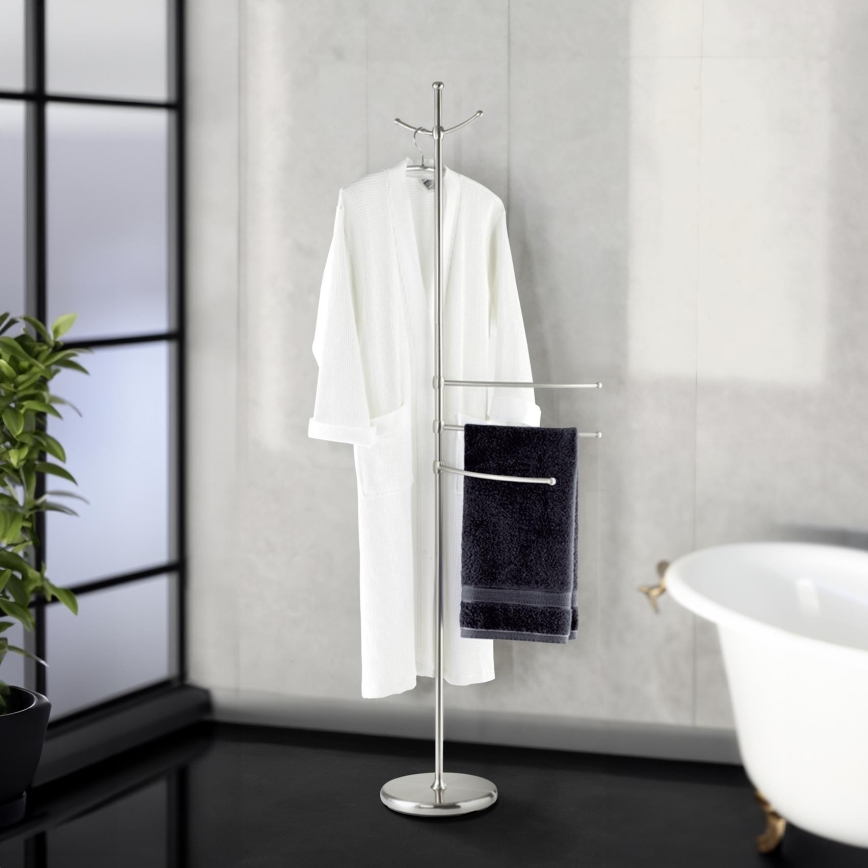 WENKO 16827100 - ADIAMO-teline 28x170 cm hopeanvärinen