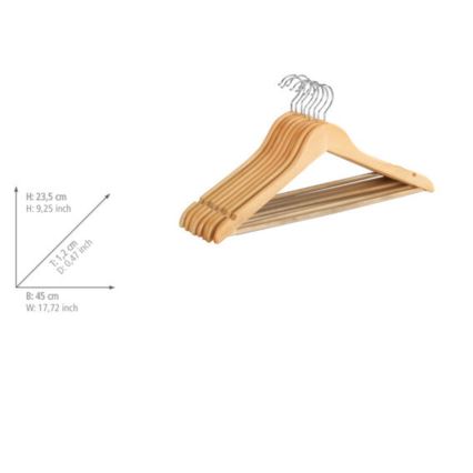 WENKO 17219008100 - ECO-henkarit 45x23,5 cm, ruskeat