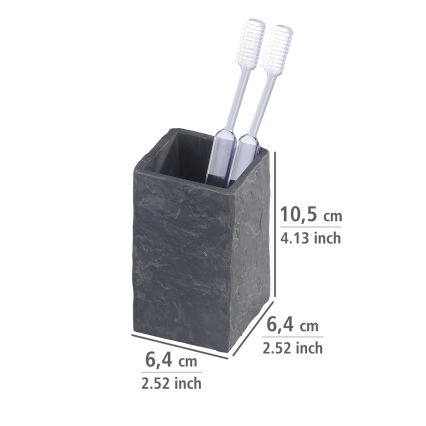 WENKO 17920100 - muki SLATE ROCK 6,4x10,5 cm antrasiitti
