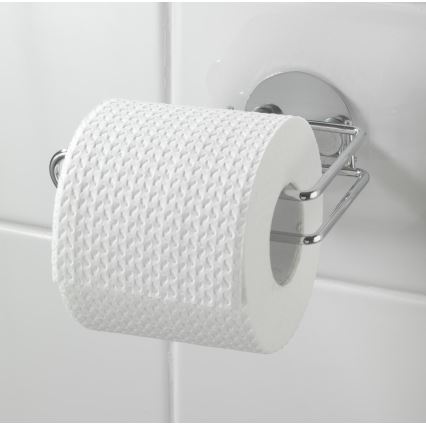 WENKO 18774100-TURBO-LOC RUND teräs WC-paperiteline 14x9 cm kromi