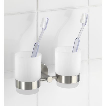 WENKO 19638100 - BOSIO MATT hammasharjateline 17,5 x 9,5 cm ruostumaton teräs/hopea