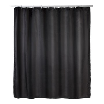 WENKO 20043100 - Suihkuverho 180x200 cm musta