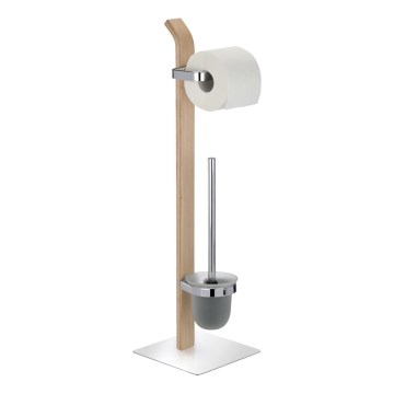 WENKO 20397100 - WC-harja SAMONA 20x71,5 cm kromi/ruskea/satiini