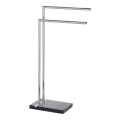 WENKO 20461100 - Pyyheteline NOBLE 45,5x82 cm kromi/musta