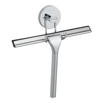 WENKO 20877100 - Lasta VACUUM-LOC, pyöreä teräs 24,5 x 25 cm, ruostumaton/kiiltävä kromi/hopeanvärinen