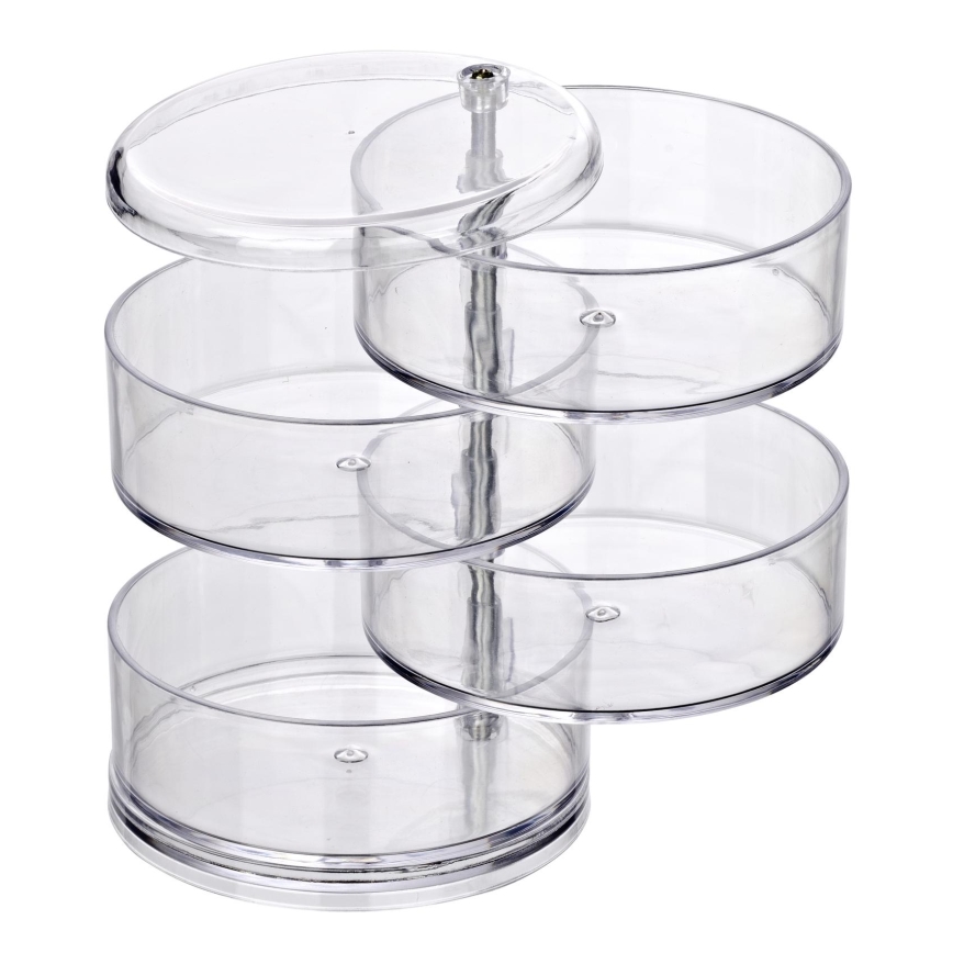 WENKO 20990100 - Säilytin TOWER 11,5x17,5 cm läpinäkyvä