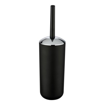 WENKO 21210100 - WC-harja BRASIL 10x37 cm musta/kiiltävä kromi