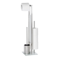 WENKO 21564100 - WC-harja RIVALTA 18x70 cm ruostumatonta terästä/hopea/valkoinen/musta