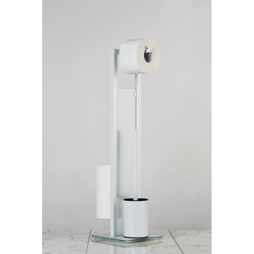 WENKO 21565100 - RIVALTA WC-harja 18x70 cm valkoinen/musta