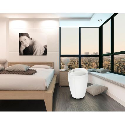 WENKO 21773100 - Jakkara CANDY 36x50,5 cm valkoinen/musta