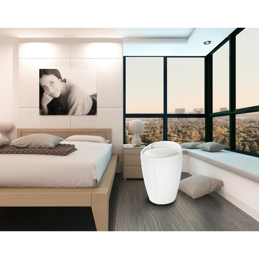 WENKO 21773100 - Jakkara CANDY 36x50,5 cm valkoinen/musta