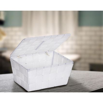 WENKO 22077100 - ADRIA-kori 19x14 cm valkoinen