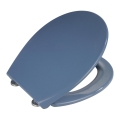 WENKO 22403100-WC-istuin SAMOS 44,5x37,5 cm sininen/hopea