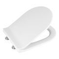 WENKO 22415100-WC-istuin HABOS 46x36 cm valkoinen/hopea