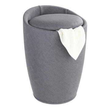 WENKO 22448100 - CANDY-jakkara 36x50,5 cm harmaa/musta