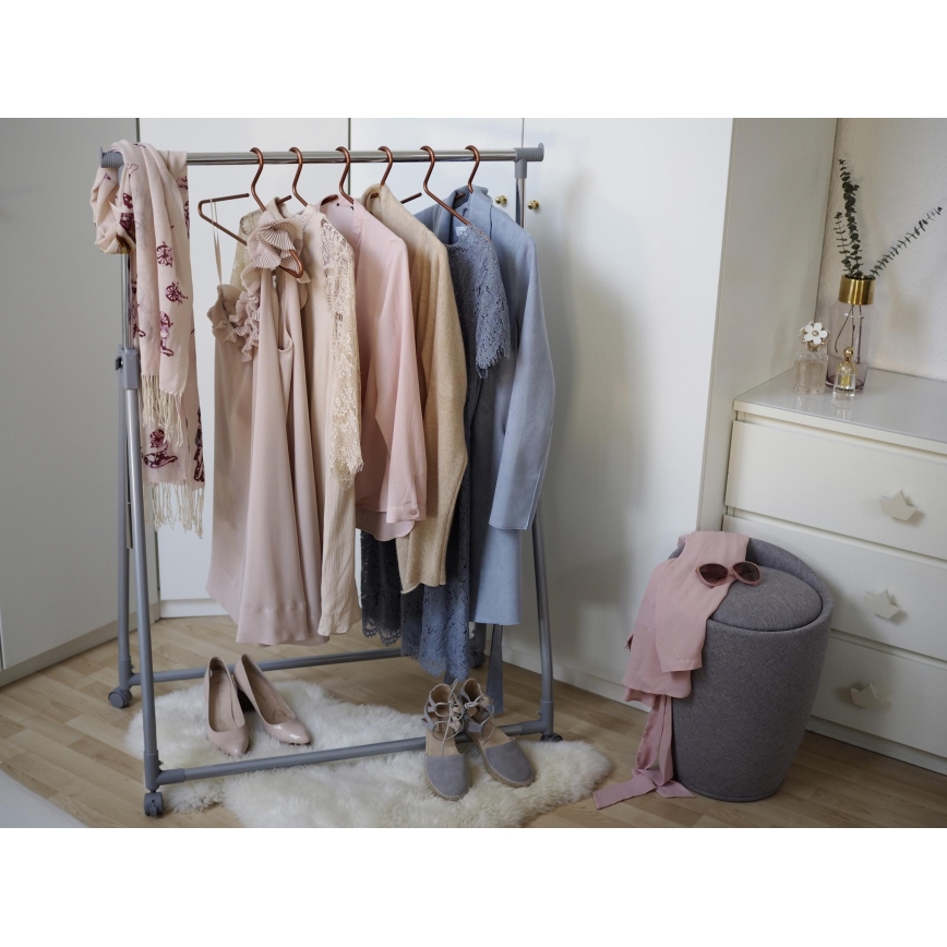 WENKO 22448100 - CANDY-jakkara 36x50,5 cm harmaa/musta