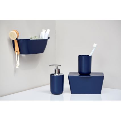 WENKO 22519100 - Saippua-annostelija BRASIL 320 ml sininen/kiiltävä kromi