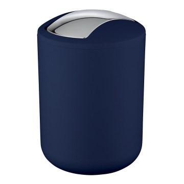 WENKO 22520100 - Roskakori BRASIL 14x21 cm sininen/kiiltävä kromi