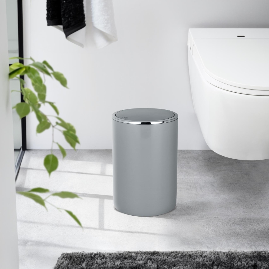 WENKO 22562100 - Kori INCA 18,5x25,5 cm harmaa/kiiltävä kromi