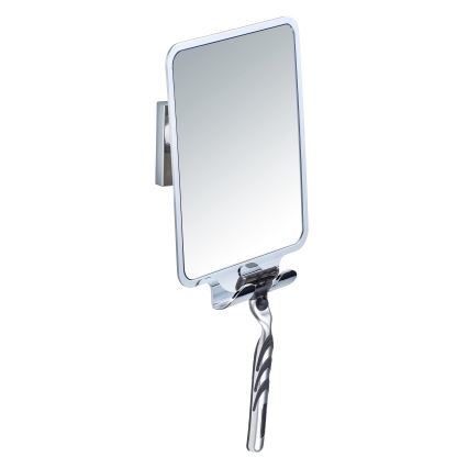 WENKO 22693100 - Meikkipeili VACUUM-LOC QUADRO ED 14x19,5 cm kiiltävä kromi