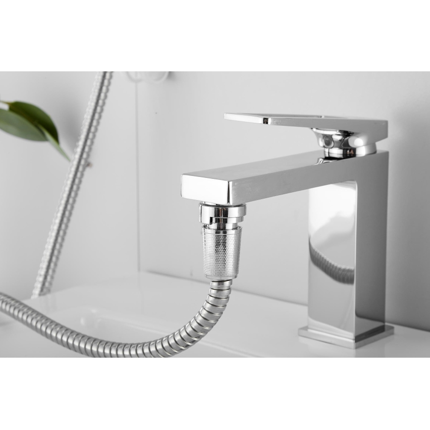 WENKO 22866100 - Suihku UNIVERSAL 170x6,5 cm kiiltävä kromi/hopea/harmaa