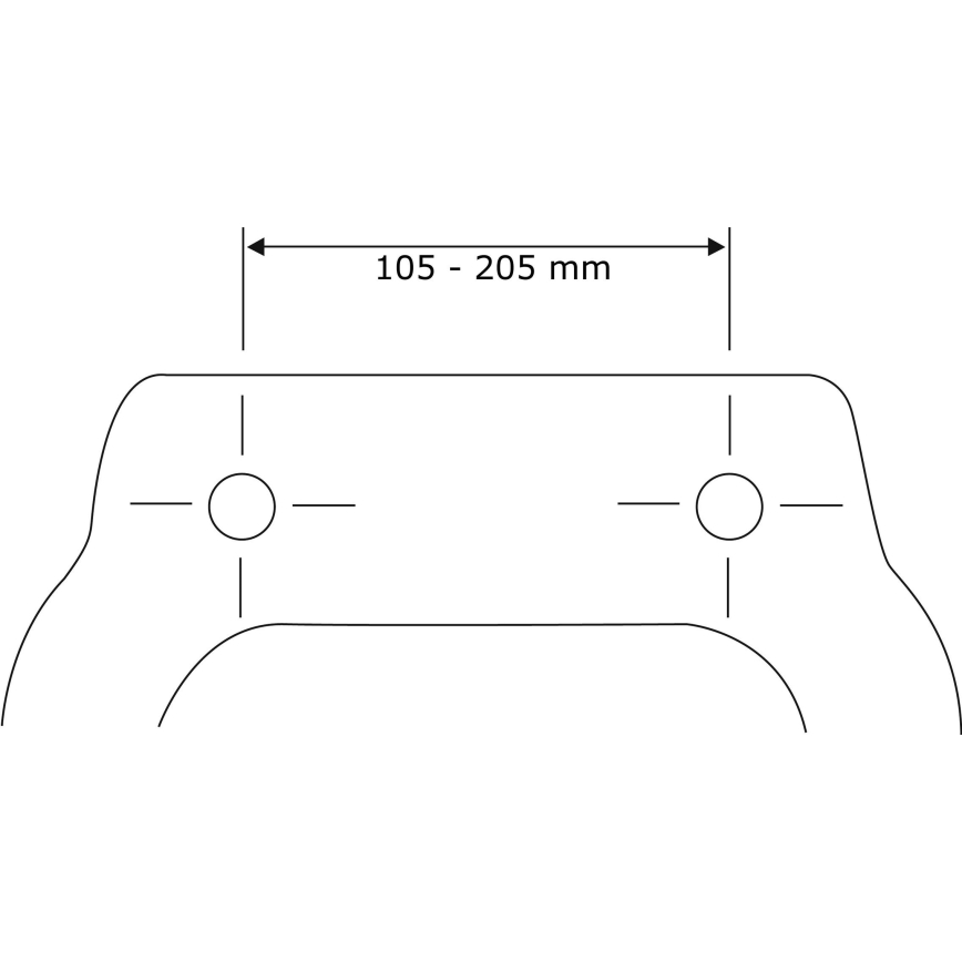WENKO 22977100-WC-istuinkansi BELLEVUE 35,5x42,5 cm antrasiitti/hopea