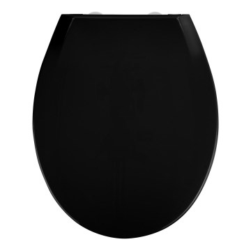 WENKO 23443100 - WC-istuin KOS 44x37 cm musta