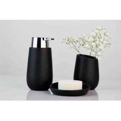 WENKO 23653100 - Saippua-astia BADI 11,5x3 cm musta