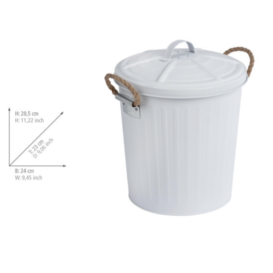 WENKO 23703100 - GARA-kori 24x28,5 cm valkoinen