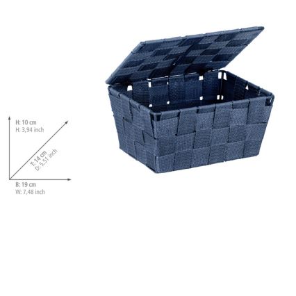 WENKO 23786100 - ADRIA-kori 19x14 cm, sininen