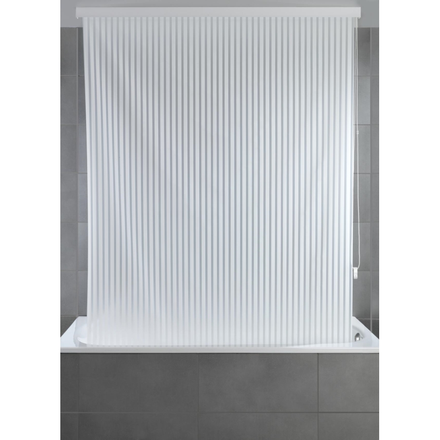 WENKO 23864100 - Rullaverho suihkuun 132x240 cm valkoinen