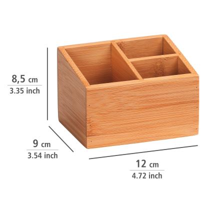 WENKO 23916100 - TERRA-säilytin 12x9 cm ruskea